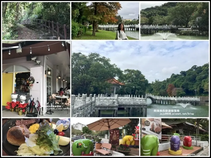 台北內湖碧湖公園環湖景緻優。象園咖啡內湖店