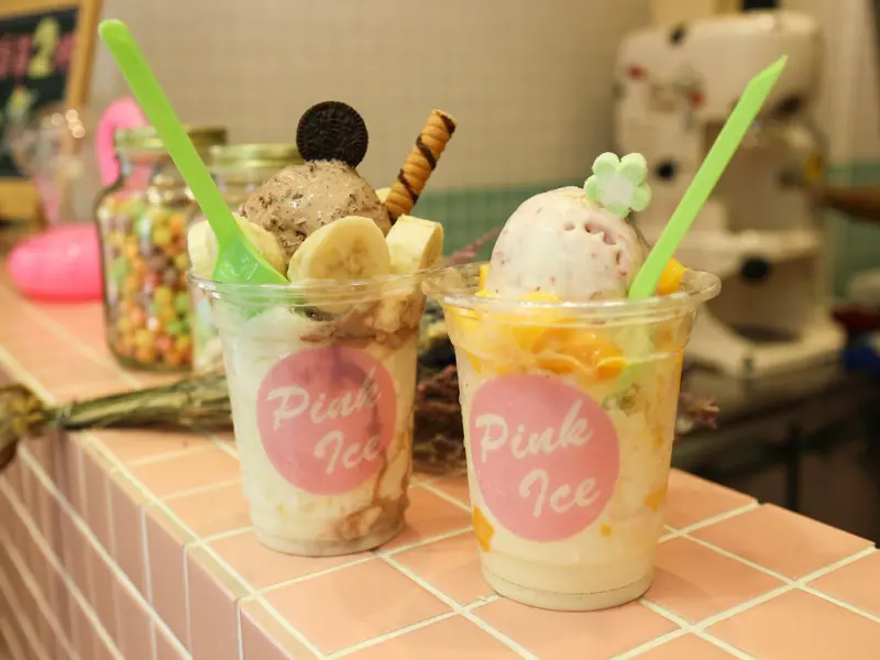 (忠孝復興站)東區新開冰品Pink Ice粉紅色少女心很適合IG打卡