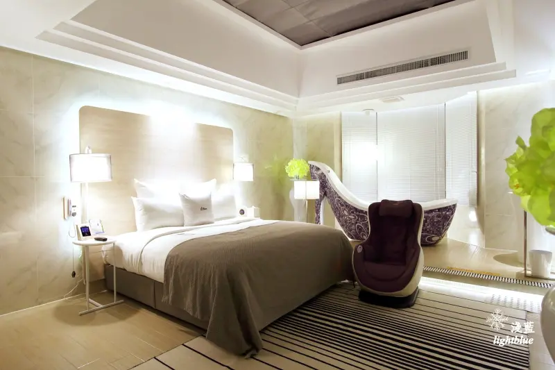 桃園住宿：淺藍 × 6星旅館～168inn集團7月新開幕桃園最大高級汽車旅館