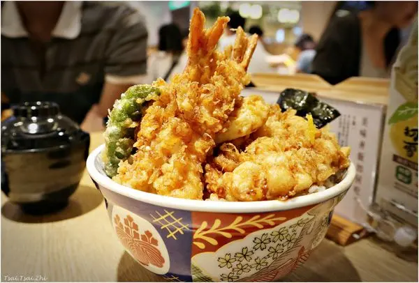 [台北信義]金子半之助-新光三越信義A8店(天丼專門店)|江戶前天丼、上天丼、味噌湯、柚之雪酪|百萬完勝，天丼至霸！傳遞三個世紀的秘傳美味