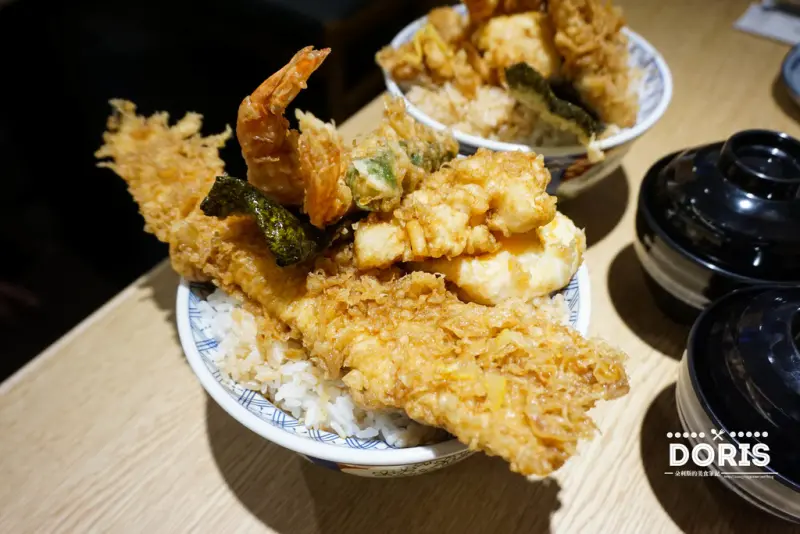 ♚食記♚台北信義 江戶前天丼 上天丼 天丼 穴子 野生星鰻 鱔魚 舞菇天婦羅 鳳尾蝦 魷魚海鮮炸  柚香雪酪 排隊店 日本第一天丼-金子半之助(新光三越 信義A8店)