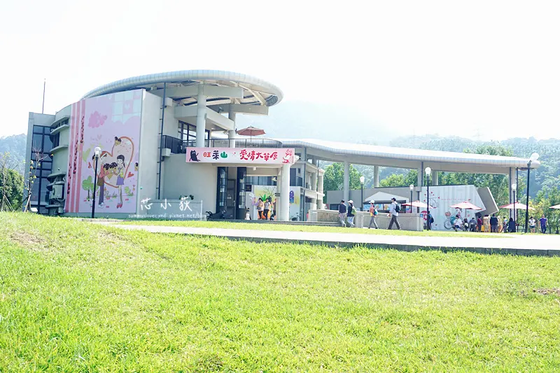 旺萊山-愛情大草原。嘉義阿里山下，嘉義必遊打卡景點，愛情圖書館，幸福咖啡館，超大草原，心型拍照，美美的!