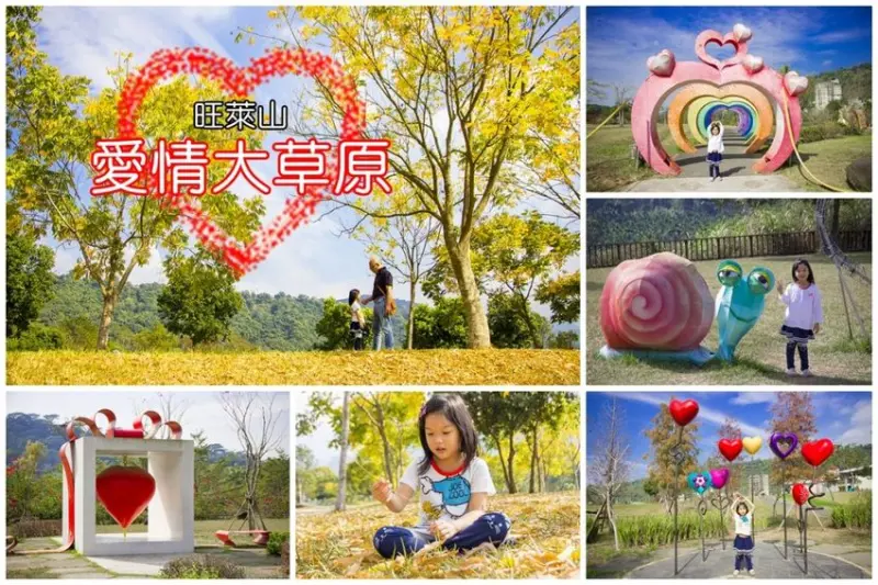 【玩樂．嘉義】嘉義免費好拍打卡景點／旺萊山愛情大草原～好拍的愛情裝置藝術，還能免費試吃鳳梨酥