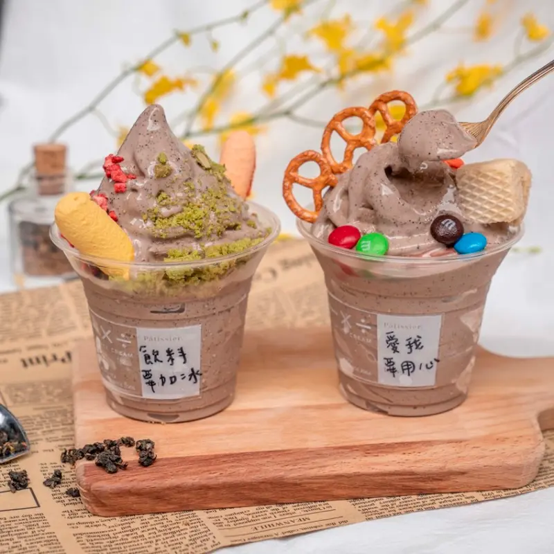 台北美食 小茶栽堂|以烏龍茶為基底茶韻香濃,融合可可雙口味,尾韻清新令人回味 · 算命的說我很愛吃