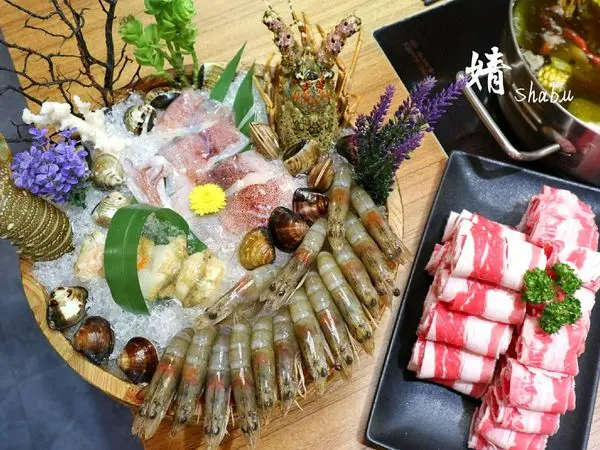 台北．松江南京站 | 婧Shabu火鍋(建國店)，浮誇版金字塔肉山、霹靂痛風海鮮盤一次滿足的雙人獨享鍋 ▲女子的休假計劃▼
