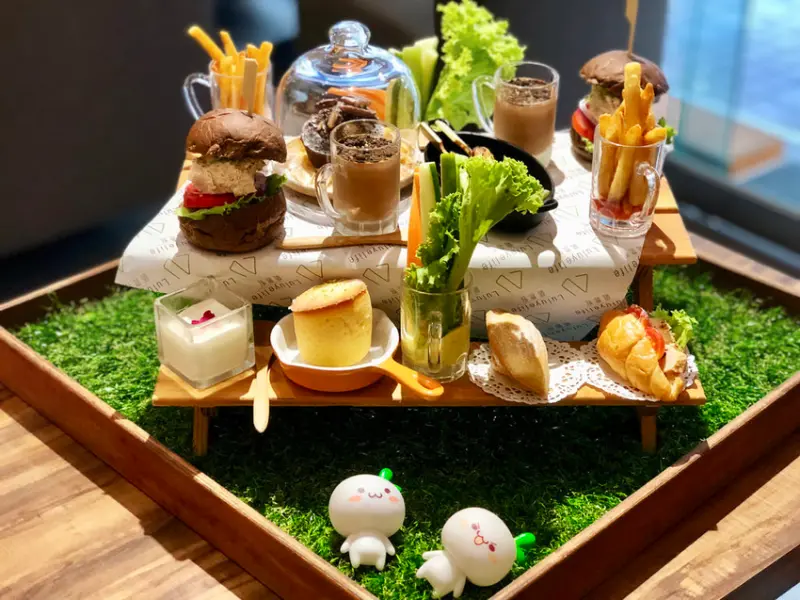 [台北大安] 來璐露野夏天野餐不曬黑還可以吹冷氣吃好料 / 信義安和站／野餐餐廳／台北外燴佈置／CP值美食 / 輕食下午茶