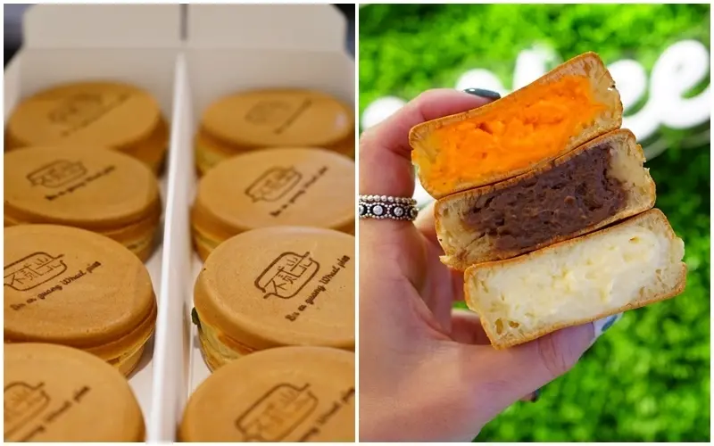 不貳光 Mister Wheel 五常店 ▏文青風格車輪餅 10種口味任你挑。榮星花園旁午茶點心推薦 附設親子遊戲區。公司客製化烙印。捷運中山國中站