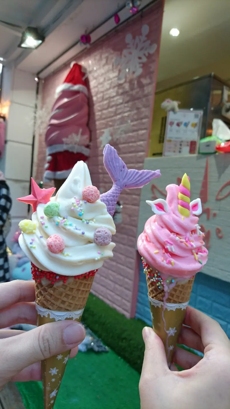 台北~Uni Cone 魔法棒冰淇淋~美人魚、獨角獸、公主派對造型~超夢幻冰品~少女心大噴發~              