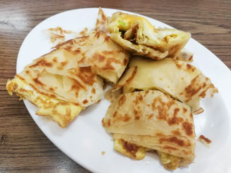 (南京復興站)台北早餐-興安四海豆漿,爆漿酥皮蛋餅,中山區早餐宵夜