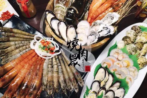 基隆廟口 χ 燒肉眾精緻炭火燒肉▕ 瘋狂高CP方案: 阿根廷天使紅蝦+A5和牛吃到飽