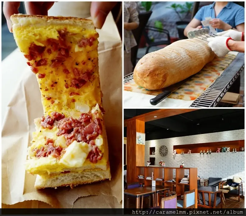 【苗栗頭份】貝克里麵包專門店 頭份店 巨無霸法國麵包 限量搶購 頭份不限時 插座 咖啡廳 信東路/全聯對面