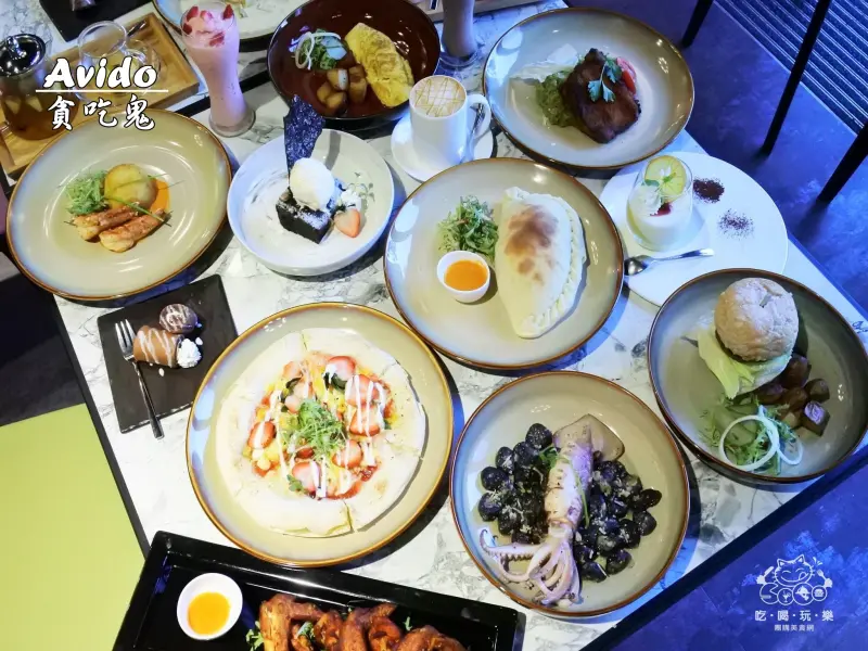 《美食推薦》【新北林口】Avido貪吃鬼。林口新開幕早午餐/下午茶/義式料理 少女心大噴發ig新熱門打卡景點 GlobalMall環球購物中心美食 三井outlet周邊美食 林口必吃美食推薦