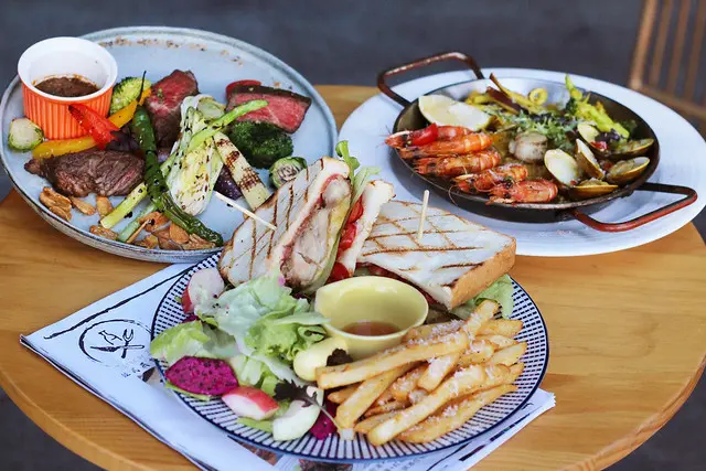 新竹美食｜佐式義餐酒館-餐酒館也能吃到超豐盛早午餐，新推出舒肥7oz翼板牛排超吸睛