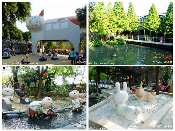 【嘉義。新港】馬賽克拼貼結合交趾剪黏工藝。板陶窯交趾剪黏工藝園區。親子旅遊景點