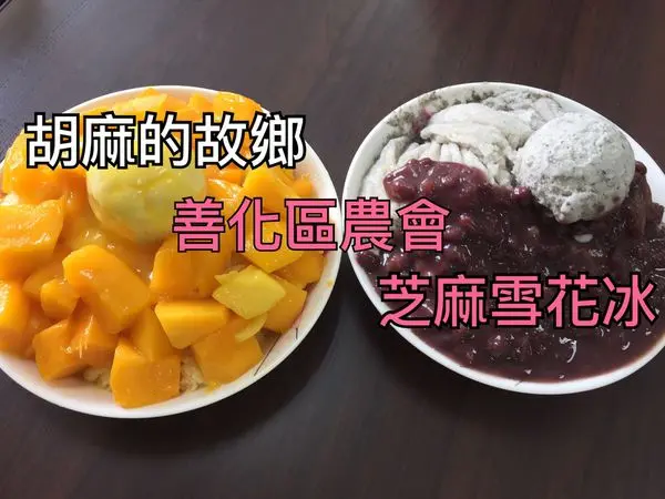 【台南善化區】『善化農會』~胡麻的故鄉，在地的芝麻雪花冰