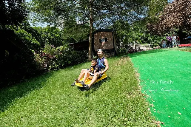 [台中景點]回歸自然！充滿野味的原始森林樂園挑戰極限～山河戀休閒咖啡｜滑草、溜索、山訓、漆彈、烤肉露營聖地