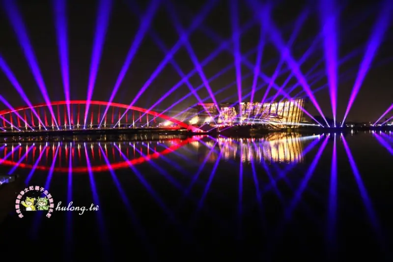 嘉義景點【故宮南院】絕美光雕秀「南境之光」週休二日休閒好去處! - 虎虎龍龍*珍太妃