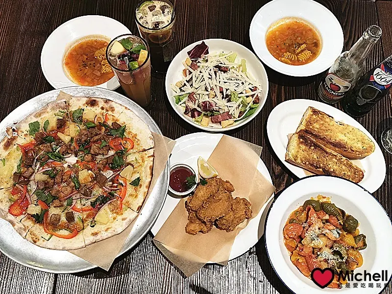 ❤️中壢大江購物中心❤️Molino手工義大利麵：以石臼鮮麥現磨現做的手工義大利麵，以及窯爐窯烤而成的披薩，餐點種類選擇性豐富！