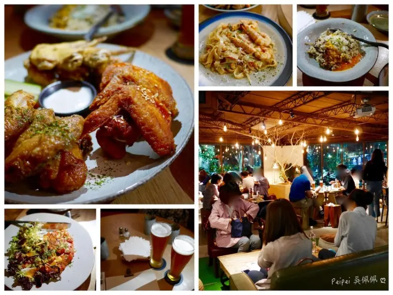 台北信義區餐酒館推薦｜GUMGUM Beer & Wings 雞翅啤酒吧/餐酒館｜台北101世貿捷運站超人氣酒吧，週末夜晚聚會，雞翅配啤酒是你的完美選擇！ 附菜單／有插座／不限時／台北包場餐廳