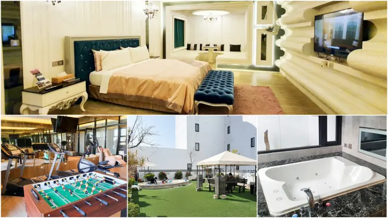 【台中汽車旅館】雲河概念旅館 免費宵夜/早餐吃到飽 健身房 空中花園 鄰近朝馬轉運站