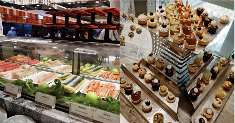 【板橋】凱撒大飯店 朋派自助餐 Buffet必吃的品項應有盡有，堪比台南的牛肉湯、現煎牛排水準之上、還有超威甜點！ (2018年回訪四次.含完整價位)