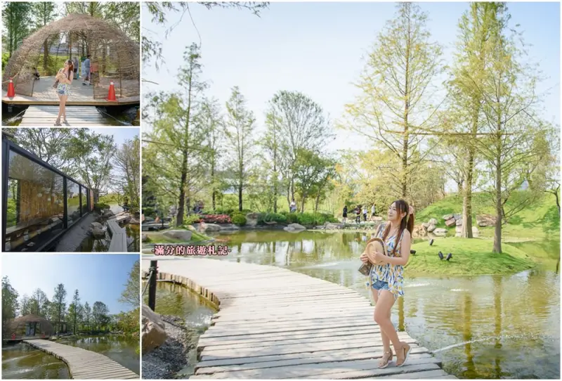 台中南屯景點》2017台中新景點 惠宇一森青景觀庭院 城市裡的落羽松秘境 - 滿分的旅遊札記