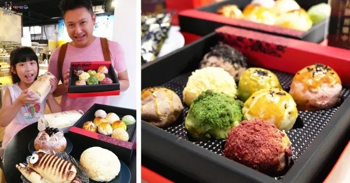 《桃園月餅推薦》中秋節就是要吃世界冠軍手作月餅啊!包裝配色很美送禮超大方。還有日式抹茶口味喔！