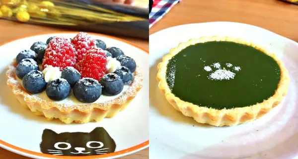 新竹│三隻貓甜點工作室☞超濃郁小山園抹茶內餡，讓人臉上露出超浮誇的幸福表情/運氣好還會遇到貓咪相伴/近城隍廟.福泉豆花