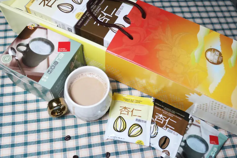 馬廣濟杏仁沖泡飲禮盒 杏仁茶/杏仁咖啡/杏仁奇亞籽 三個願望一次滿足
