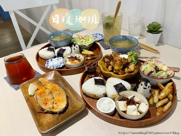 【桃園。食】日暖珈琲店＿食材用心、可愛好拍好吃的企鵝飯糰、早午餐甜點｜桃園區