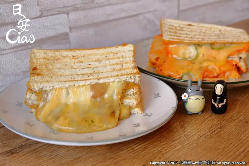 【食。台北】日安 Ciao〜古亭/早午餐帕尼尼。起司瀑布的邪惡美食！