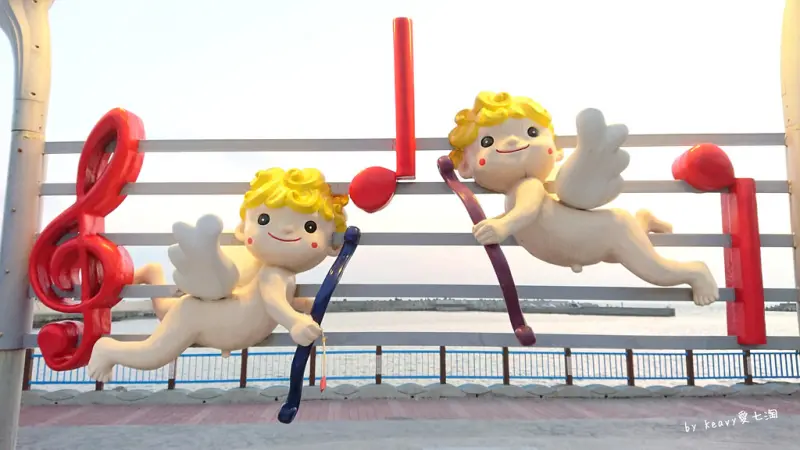 ★高雄彌陀★【海岸光廊】愛神邱比特/3D彩繪地坪/兒童戲沙區/看海景/賞夕陽通通有。