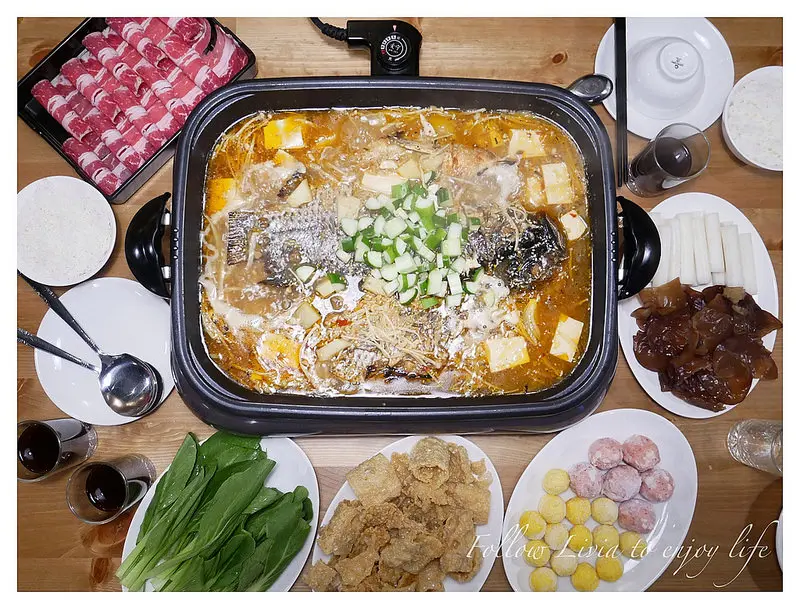 美食餐廳║ 台北松山區 捷運國父紀念館站 滿漢鱸魚 國父紀念館/烤魚/火鍋/宵夜 ❤跟著Livia享受人生❤
