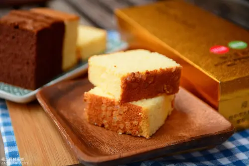【台中│美食】伴手禮推薦，無化學添加物，双目糖獨有的大顆糖粒口感，蛋糕體鬆軟香味濃郁。福久長崎蛋糕