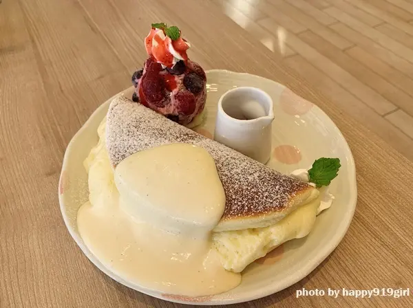 [高雄夢時代]Woosaパンケーキ 屋莎鬆餅屋★讓人意猶未盡的療癒系甜點