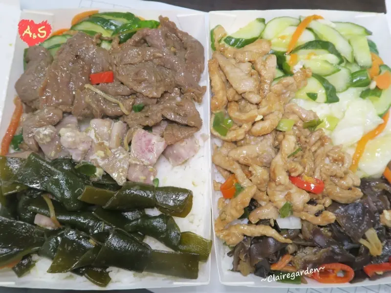 桃園 中壢 山之狼便當~王者便當，份量大配菜像快炒店炒菜