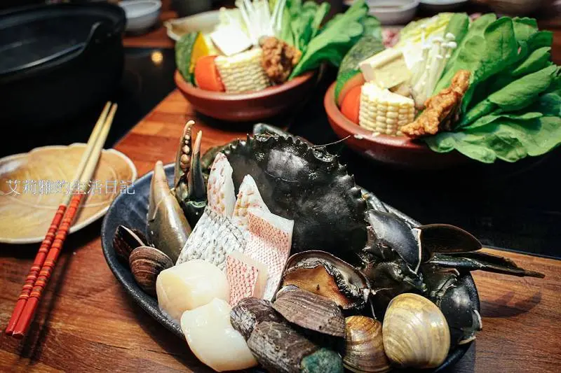 北市大安區鮨一の鍋｜Q彈生猛小鮑魚｜現撈新鮮海鮮拼盤鍋物