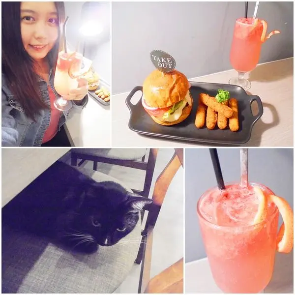 台北捷運忠孝新生站捷運美食推薦|Take Out Burger&Cafe 一起在貓咪餐廳享受手工漢堡度過慵懶的午後時光吧!  IG美食 忠孝新生捷運站 捷運美食