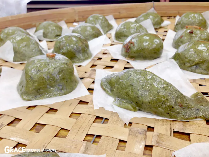 小小總舖師親子DIY之#菜脯米艾草包+紅麴米苔目~!【樹林客家藝文館必吃美食】