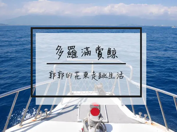 【花蓮遊記】多羅滿賞鯨~跟著黑潮一起出海太平洋學知識