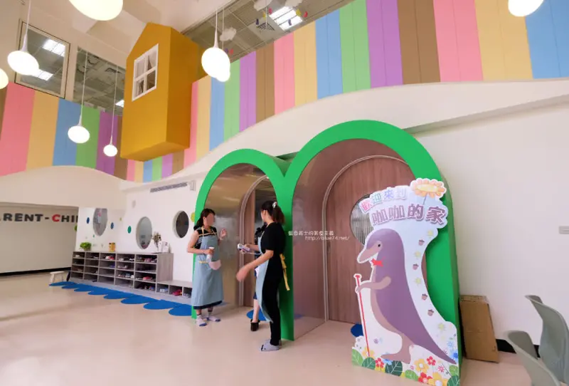 【台中南屯】臺中市南屯親子館-台中首間旗艦親子館.6歲以下親子遊戲互動學習的場所.歡迎來到咖咖家 - 藍色起士的美食主義
