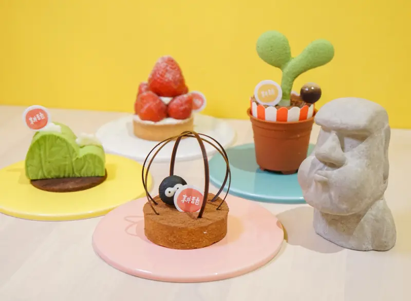 [台中甜點推薦]耕者有其甜-IG打卡熱門!向上市場隱藏版!超萌療癒系甜點 - 美食好芃友