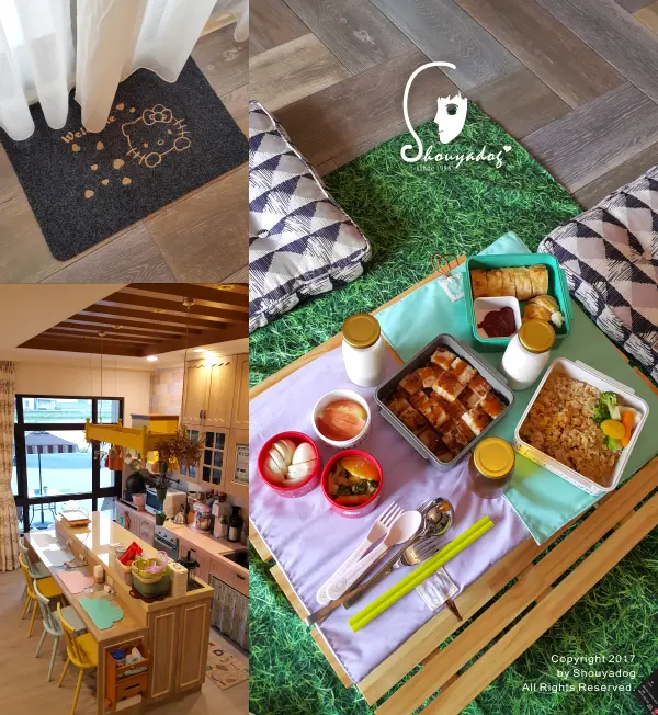 【宜蘭民宿】超美的夢幻廚房X滿滿的Hello kitty 慢半拍民宿