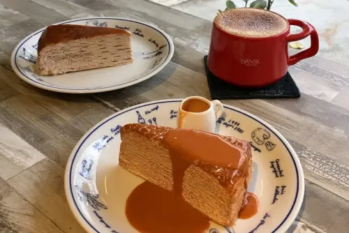 【台北｜忠孝新生站】好休咖啡 HaoXiu Kaffe＿茶控絕對會滿意的千層蛋糕＿伯爵千層不讓泰奶千層專美於前
