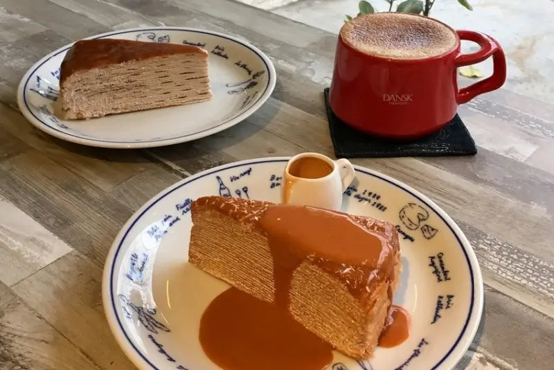 【台北｜忠孝新生站】好休咖啡 HaoXiu Kaffe＿茶控絕對會滿意的千層蛋糕＿伯爵千層不讓泰奶千層專美於前