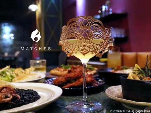 台中西區│Matches＊隱密閣樓中的微醺奢華英倫風，創意歐式排餐披薩燉飯撫慰人心
