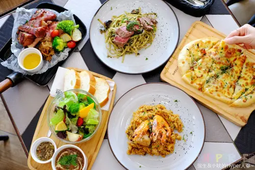 黑浮咖啡│公益路上假日大滿座的義法美食，剛推出可可黑潮新品的就要攻佔姐妹們的甜點胃啦～