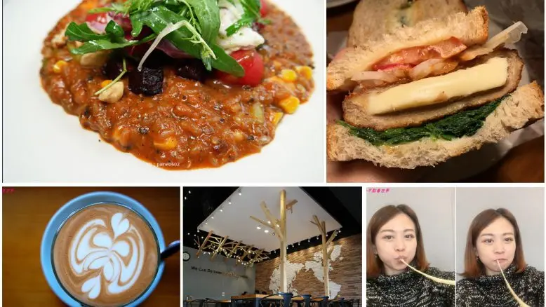 品萃咖啡.蔬食早午餐.義法料理手法讓素食變得更有味(詳細菜單價位).免費插座