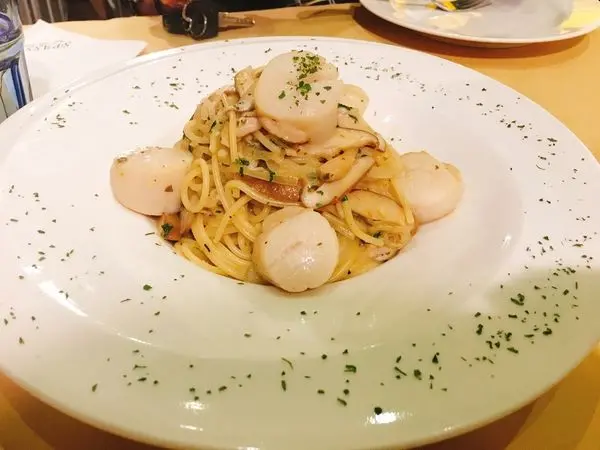 新竹-三民路(巨城附近餐廳)-Spasso義式料理 干貝好好吃新鮮又多顆