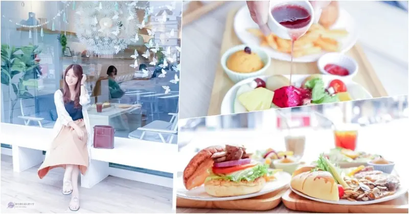 桃園中壢早午餐-mummum滿²-手作豐富滿點的早午餐甜橙雞肉菇菇拼盤VS宜蘭櫻桃鴨胸堡/元智大學附近